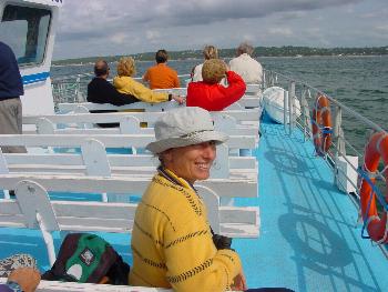 Sur le catamaran