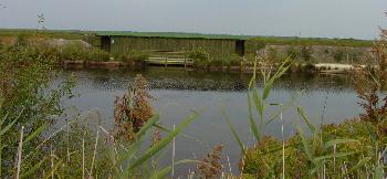 Cabane d'observation du Parc Ornithologique du Teich
