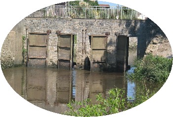 Portes à flots à Saubusse
