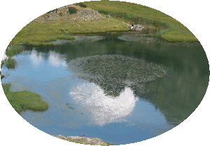 Reflet agrandi du nuage