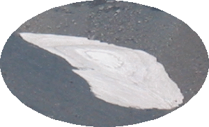 Traces sur un névé