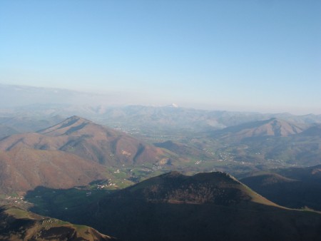 Panorama depuis les crêtes d'Iparla