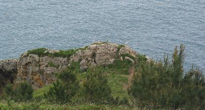 Haut d'une falaise