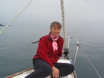 Cathy &agrave; l'avant