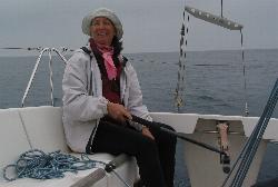 Cathy &agrave; la barre