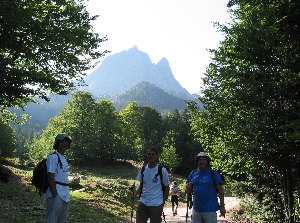 En arrire-plan, le pic du midi d'Ossau