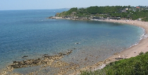 Vue du sentier du littoral