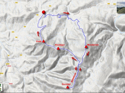 RB64-Mondarrain, Gorospil et Atxulegui