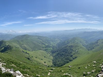 RB64-Adarza depuis le col d'Ahartza