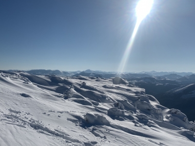 RB64-Sur le massif enneigé de la Rhune