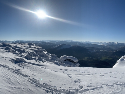 RB64-Sur le massif enneigé de la Rhune