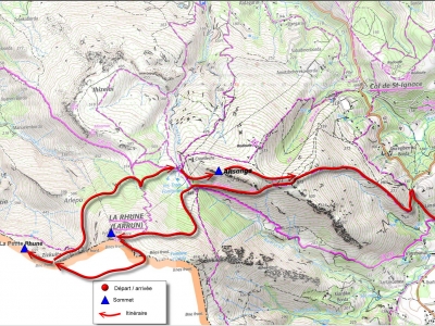 RB64-Sur le massif enneigé de la Rhune