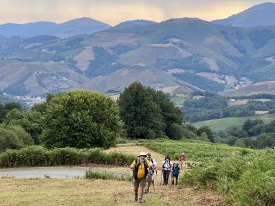 RB64-Larrakarte depuis le col de Garzela