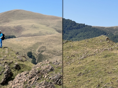 RB64-Larrakarte depuis le col de Garzela