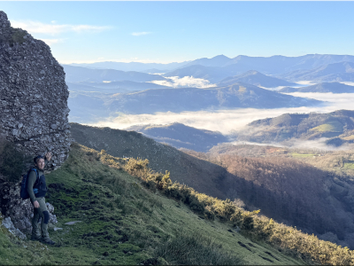 RB64-Rhune depuis la Chapelle d`Olhette